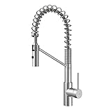 Kraus KPF-2630CH Modern Mateo Single Lever Commercial Style Kitchen Faucet, Chrome [並行輸入品]