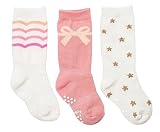 Cheskiベビー女の子膝ソックスStay Put on赤ちゃんのKicking Legs ~ Pretty 3ペア US サイズ: L