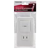 東芝ライテック スイッチセット コンセント付 WDGSV2118(WW)