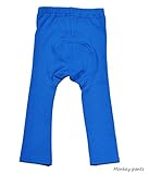 ストレッチ モンキーパンツ 伸縮性抜群スリムパンツ 80cm アクアブルー