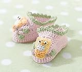 Pink Owl Booties 0-6 Months by Lillian Rose [並行輸入品]