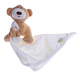 Lovoski 赤ちゃん　幼児　ベアパタン　タオル　バス　毛布　ブランケット　ソフト　可愛い　全2色 - 白