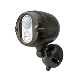 MR BEAMS(ミスタービームス) NETBRIGHT(ネットブライト) LED 人感センサー ライト 増設用単品 ブラウン 【無線連動タイプで最大50個まで連結可能/乾電池式】 MBN350