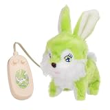 イワヤ(IWAYA) 電動 ぬいぐるみ 動物 うさぎ Candy Roppy Melon キャンディロッピー メロン STマーク認証 3才以上 おもちゃ 電池で動くぬいぐるみ 目が刺繡