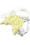 ベビー ヘルメット セーフティー 室内 乳幼児用 ハイハイ よちよち用 天使の羽 (Yellow)