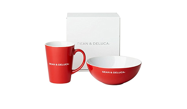 Amazon Co Jp Dean Deluca ディーンアンドデルーカ シリアルボウル マグカップ ギフト レッド ラテマグ ホーム キッチン