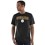 Pittsburgh SteelersメンズHeritage CamoロゴTシャツ、ブラック