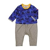 ミキハウス(mikihouse) Every Day mikihouse 水玉＆車柄カバーオール 70cm 青（26）