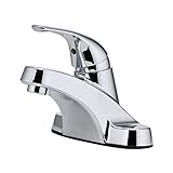 Pfister lj142800 C Pfirstシリーズのシングルコントロールセンターセットバスルーム蛇口ポリッシュクローム