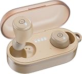 TOZO T10 Bluetooth イヤホン【2020 进化版】 IPX8完全防水 充電ケース付き HI-FI 完全ワイヤレス自動ペアリング Bluetooth イヤホン, ワイヤレス イヤホン HI-FI イヤホン ブルートゥース Bluetooth 5.0 技適認証済 iPhone & Android対応カーキ色