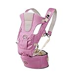 新生児 ベビースリング ベビーキャリアー 多機能 6in1 赤ちゃん　抱っこひも おんぶ紐　子守帯 ３色選べる　調節可能　オールシーズン使用可能 6重ガーゼよだれパッド付き(ピンク)