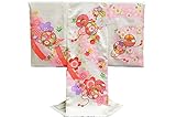 お宮参り 着物 女の子 初着 産着　om-l-202 【女の子用お守りフードセット，贈答用化粧箱，きもの保存用たとう紙 プレゼント！】