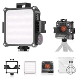 ZHIYUN FIVERAY M20 20W LED ビデオライト 小型 撮影用 2700K-6500K 無段階調光 充電式 手持ち照明ライト 自撮り撮影 YouTube 生放送 ビデオ録画「一年保証」