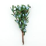 10ピース人工花輪Stamen花小さなベリーRattan PIP BerryガーランドDIYパーティーウェディング宴会装飾 One Size ブルー SEDFGJ32814043954