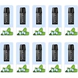 ECOCCO Dr.Stick TypeX交換用ドクタースティックtypeXカートリッジ リキッドポッド 電子タバコSTICKTYPE Xに使用できる POD フレーバー スティックTYPEX 爆煙 日本国内製 (10個, スーパーメンソール)