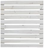 ボーダーフェンス ベランダdeウォール ショート(80cm幅) 1枚 ウォッシュホワイト 高さ88cm JSBF-880-800WH