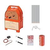 アポロ 電気柵 エリアシステムAP-2011・FRPポールセット 3反張り(2段張り周囲500m)ヨリ線 AP-3TAN50-FRP