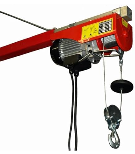 Amazon.co.jp: KIKAIYA 電動ホイスト 500kg 最大揚程12m 電動ウインチ