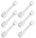 Sure Basics Baby Proofing UNBREAKABLE Cabinet Child Safety Locks, 6 Pack, White [並行輸入品]