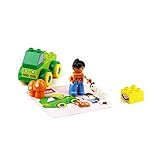 BrickLand Large Brick Building Set, 11PCS. Cute Little Hen Truck Toy Set Green| Item no. 101 [並行輸入品]