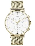 TimexメンズクロノグラフゴールドトーンWatch 41 mm