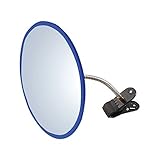 信栄物産 防犯ミラー室内用　ｸﾘｯﾌﾟﾀｲﾌﾟ 丸型　440φ　枠：青 ＃H-45K-BL