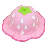 Eastlion 子供たちのマルチカラーキャップかわいい赤ちゃんコットンハット夏の子供のビーチサンハット スタイル1 ピンク