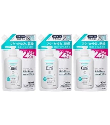 Amazon | 【花王】キュレル シャンプー つめかえ用 340ml ※医薬部外品