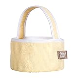 Trend Lab Yellow Gingham Seersucker Collapsible Round Caddy by Trend Lab