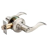 海福安レバーハンドル錠は、玄関ドア、パッセージ、浴室（キー付き）(右ハンドル) (805-K-R)