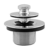 ウエストブラス79438 cp-f 1 – 3 / 8インチNPSM Fine Thread twist-and-close Bathドレインプラグ、クロム