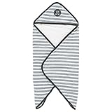 西松屋 足付きアフガン（ボーダー）　グレー