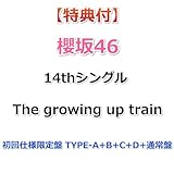 5枚セット【特典付】 櫻坂46 14thシングル The growing up train 【 初回仕様限定盤 TYPE-A+B+C+D+通常盤 】【特典:櫻坂46応援店-B3ミニポスター(TYPE-B)丸めて同梱×5】(応募特典シリアルナンバー封入×4)