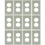 Sunlite、Gang二重レセプタクルプレート 12 Pack E211/I/12PK 12