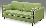北欧風 幅150cm 3人掛けソファ (グリーン)