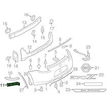 Amazon | NISSAN (日産) 純正部品 ブラケット リア バンパー