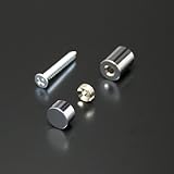 e-kanamono 化粧ビスセット(真鍮製) フラットタイプ EPF-M12F-10 クローム