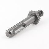 uxcell ドリルチャックアダプター　ドリルコレットアダプター　メタル　グレー　17mm　10mm　38g　1個入り