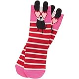 GYMBOREE(ジンボリー) ハート パピー ソックス レッド ストライプ 小物くつ下・タイツ S【並行輸入】