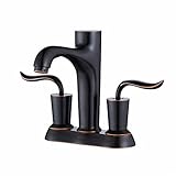 Kraus FUS-13802ORB Coda Centerset 2-Handle Bathroom Faucet, 4, Oil Rubbed Bronze by Kraus