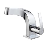 Kraus KEF-15101CH Typhon Single Lever Basin Bathroom Faucet Chrome by Kraus