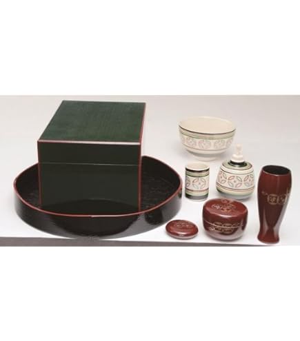 Amazon.co.jp: 【茶道具 茶箱】茶箱 鎌倉彫 ツボツボ : ホーム＆キッチン