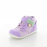 ムーンスター キャロット 子供靴 ベビーシューズ CR B97 パープル パープル 13.5cm