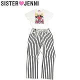 (ジェニィ)JENNI ポンチ リゾート柄プリント コンビネゾン 120 ブラック(030)