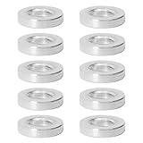 アルミ スペーサー 10個 M6 内径6.2mm×外径12mm×長さ3mm ネジスタンドオフブッシング プ レーン仕上げの丸型スペーサー ネジ ボルト