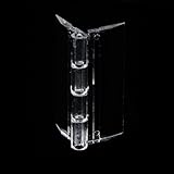 Fenteer アクリルヒンジ　45x38mm　蝶番　家庭　便利　折り畳み式　耐久性　透明　6個入り　