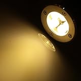 LIXADA 5W 12V DC 防水IP67 LED 埋め込み式ライト グラウンドライト ハイパワー 強化ガラス製　ガーデン、庭、広場、屋外用　CE RoHS認証