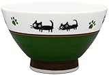 波佐見焼 くらわんか碗 ねこちゃん グリーン 505583