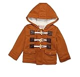 EOZY コート ベビー キッズ 冬 あったかモッズコート フード付ダッフルジャケット 赤ちゃん 防寒ボアコート 男の子 男児かわいい 欧米風 120 カーキ