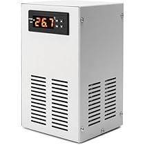 Amazon | 水族館チラー、20L 200L/hウォータークーラー水槽